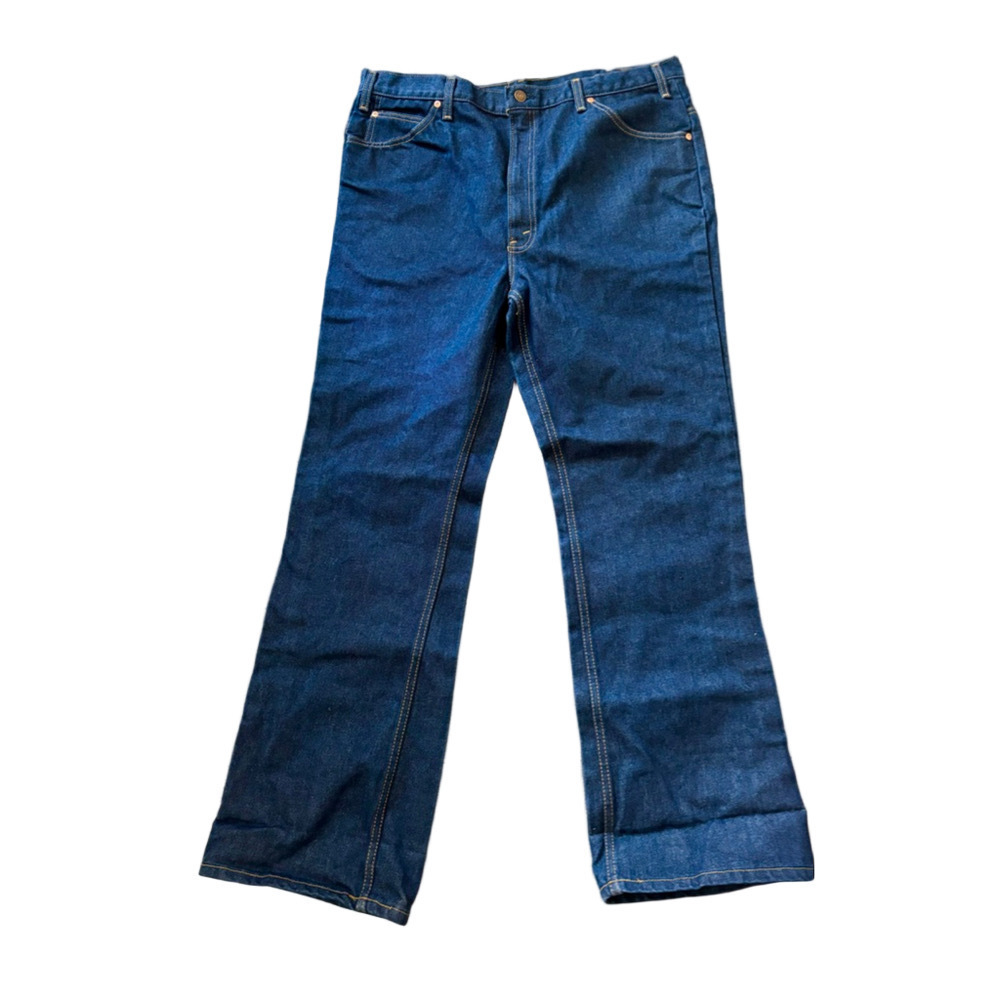 Vintage JC Penney Plain Pockets Jeans 38x32 Made in USA 100% Cotton